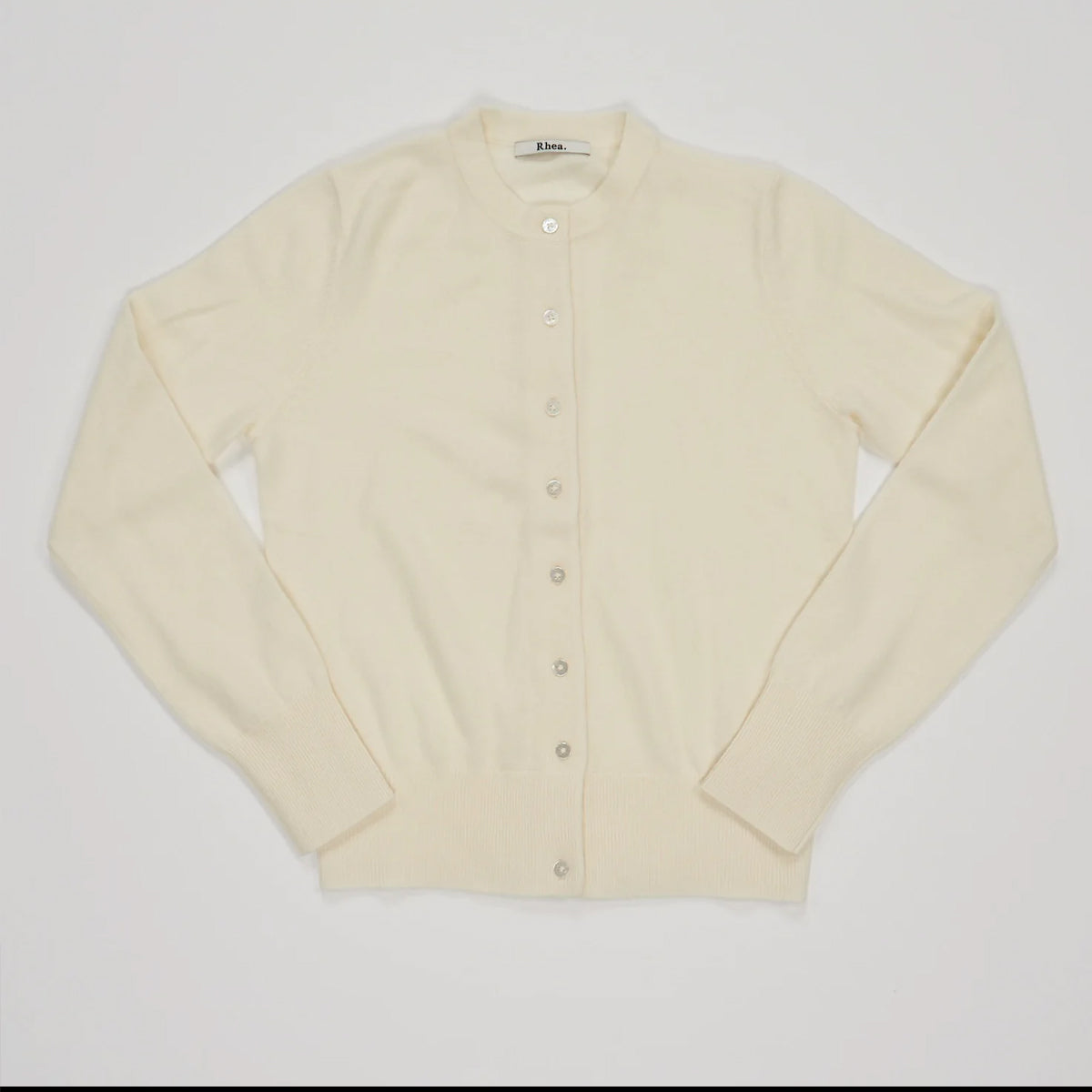Cardigan Wool Cashmere Offwhite