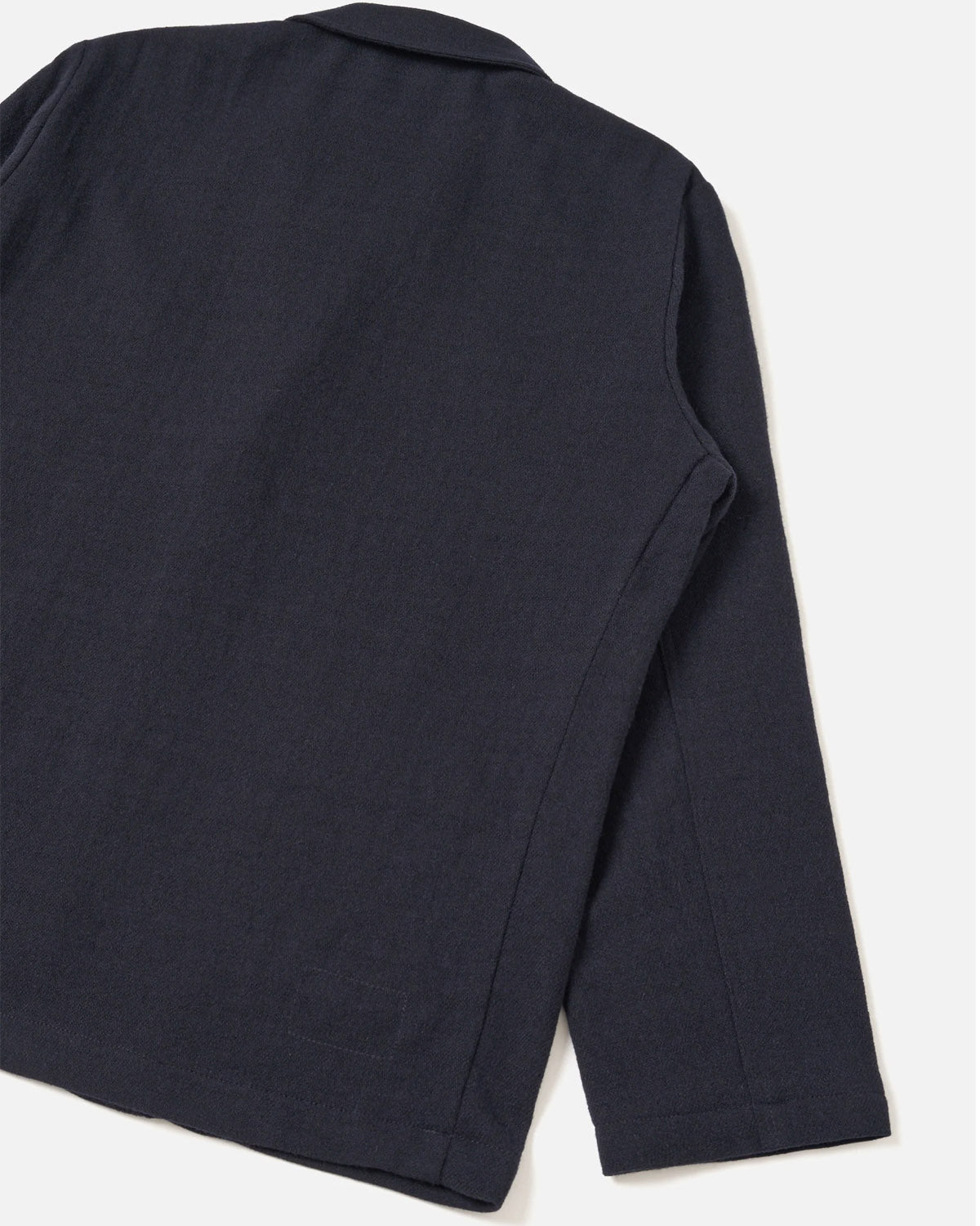 Dark Navy Robin Wool Mix Two Button Jacket