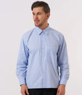 Camp-Shirt aus weißem Dschungel-Toile-Popeline