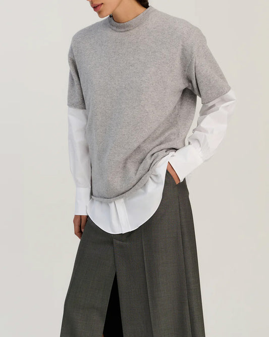 Cardigan Wool Cashmere Offwhite