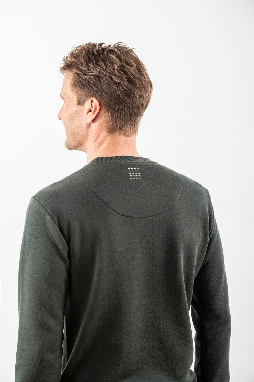 TENCEL™ SWEATSHIRT DARK OLIVE