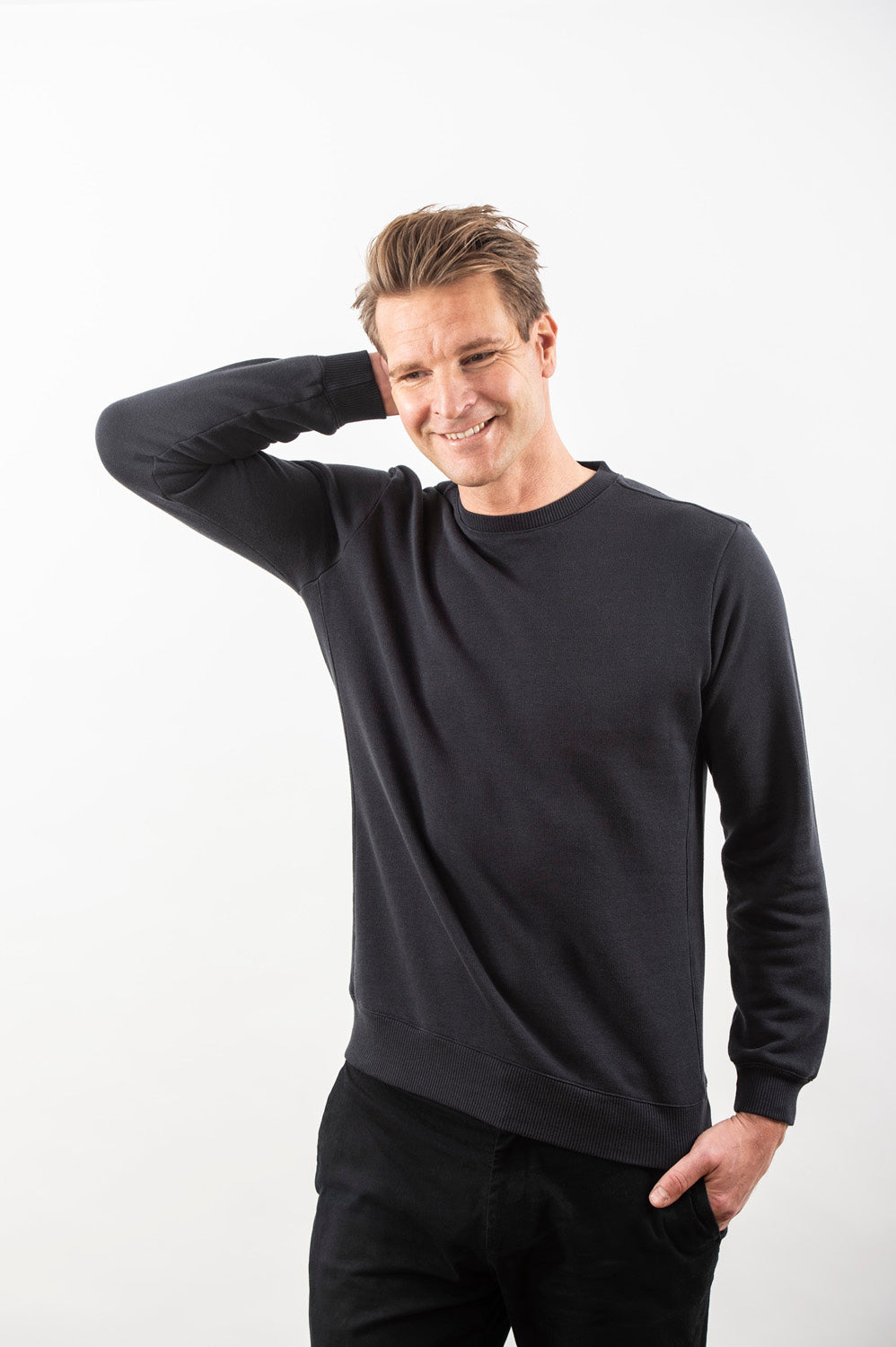 TENCEL™ SWEATSHIRT DARK NAVY