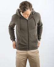 Load image into Gallery viewer, THE ZIP HOODIE ARMY OLIVE
