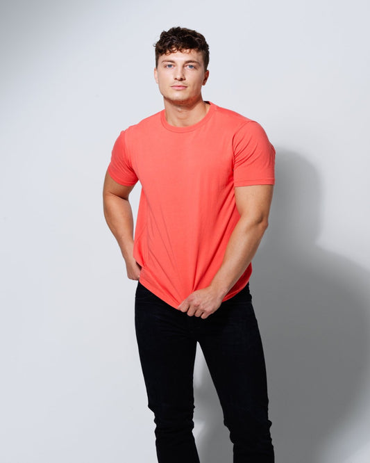 T- SHIRT CORAL ORANGE-T-shirt-Blankdays