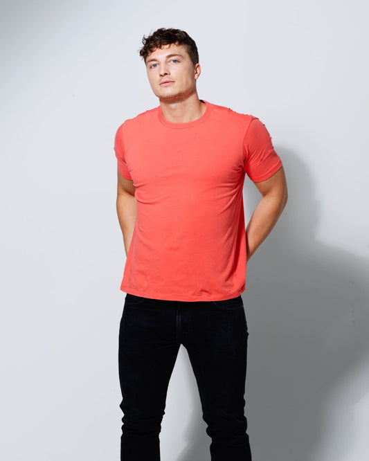 T- SHIRT CORAL ORANGE-T-shirt-Blankdays