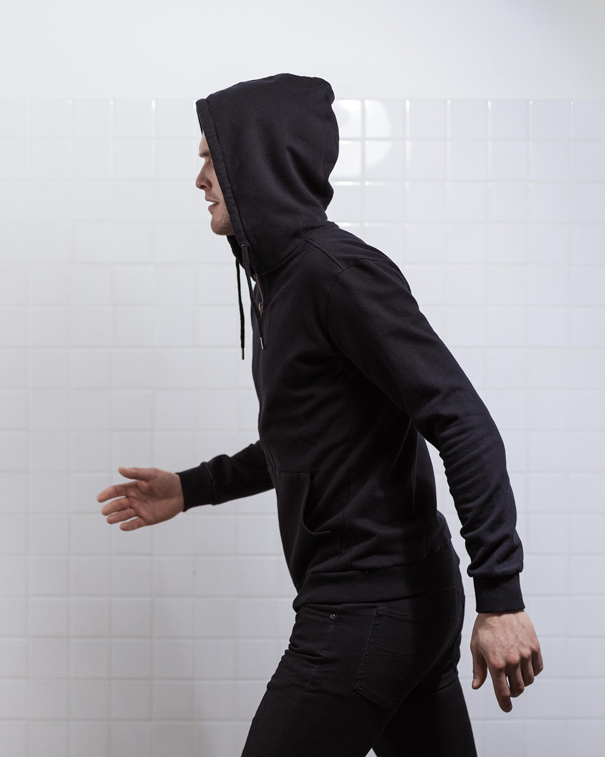 ZIP HOODIE BLACK-Zip hoodie-Blankdays