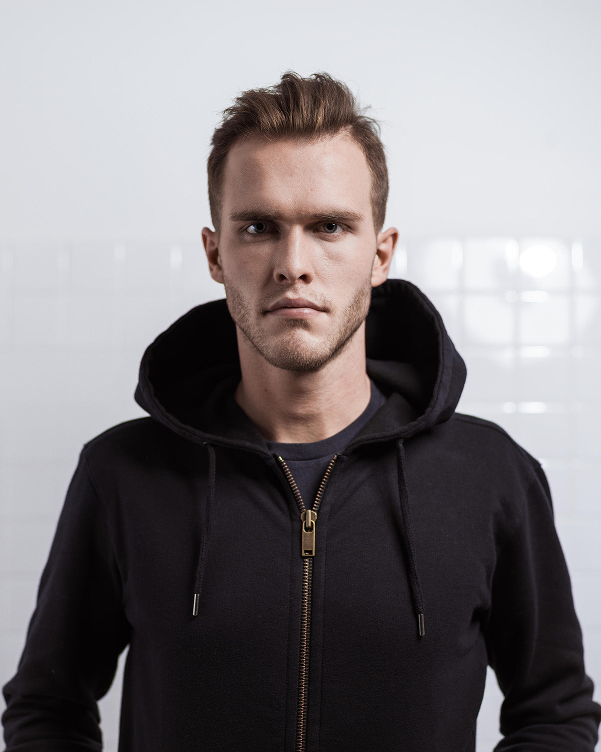 ZIP HOODIE BLACK-Zip hoodie-Blankdays