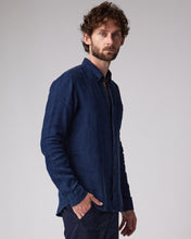 Load image into Gallery viewer, THE LINEN SHIRT NAVY
