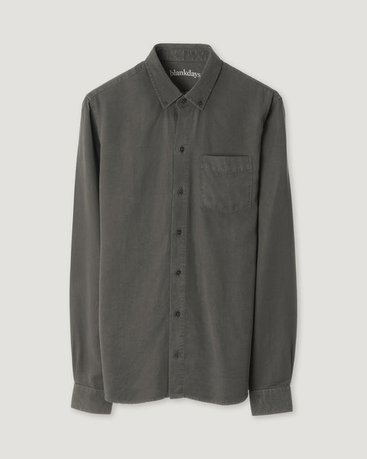 TENCEL SHIRT ARMY OLIVE-shirts-Blankdays
