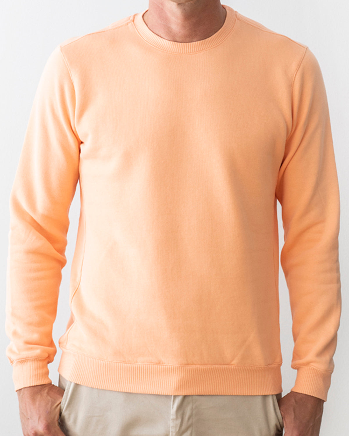TENCEL™ SWEATSHIRT APRICOT ORANGE