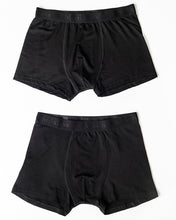 Load image into Gallery viewer, TENCEL™ BOXER SHORTS BLACK 2- PACK

