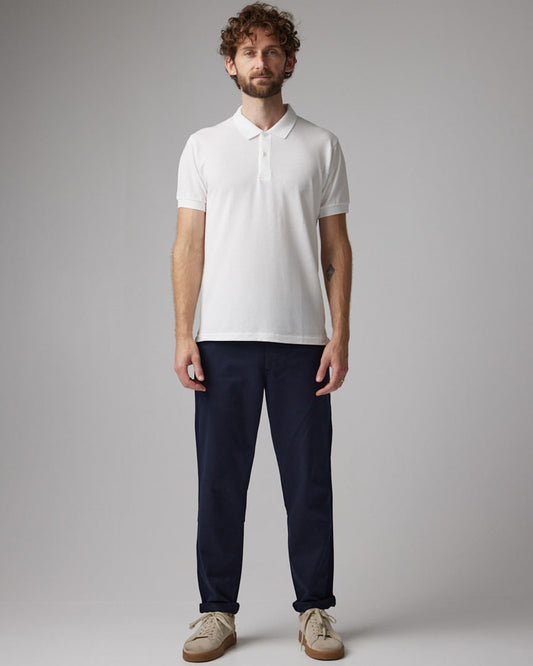POLO PIQUE WHITE