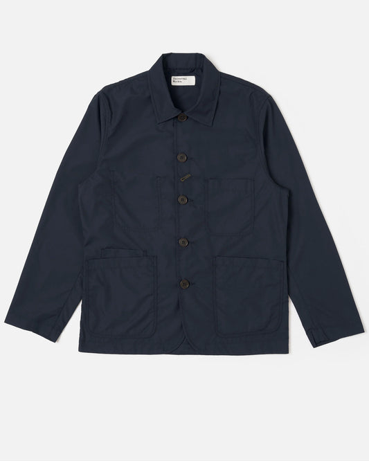 Navy Recycled Polytech Bakers Jacket