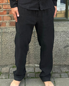 LINEN TROUSER BLACK