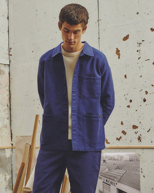 The Real Work Jacket- Blue