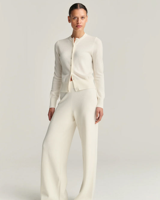 Cardigan Wool Cashmere Offwhite