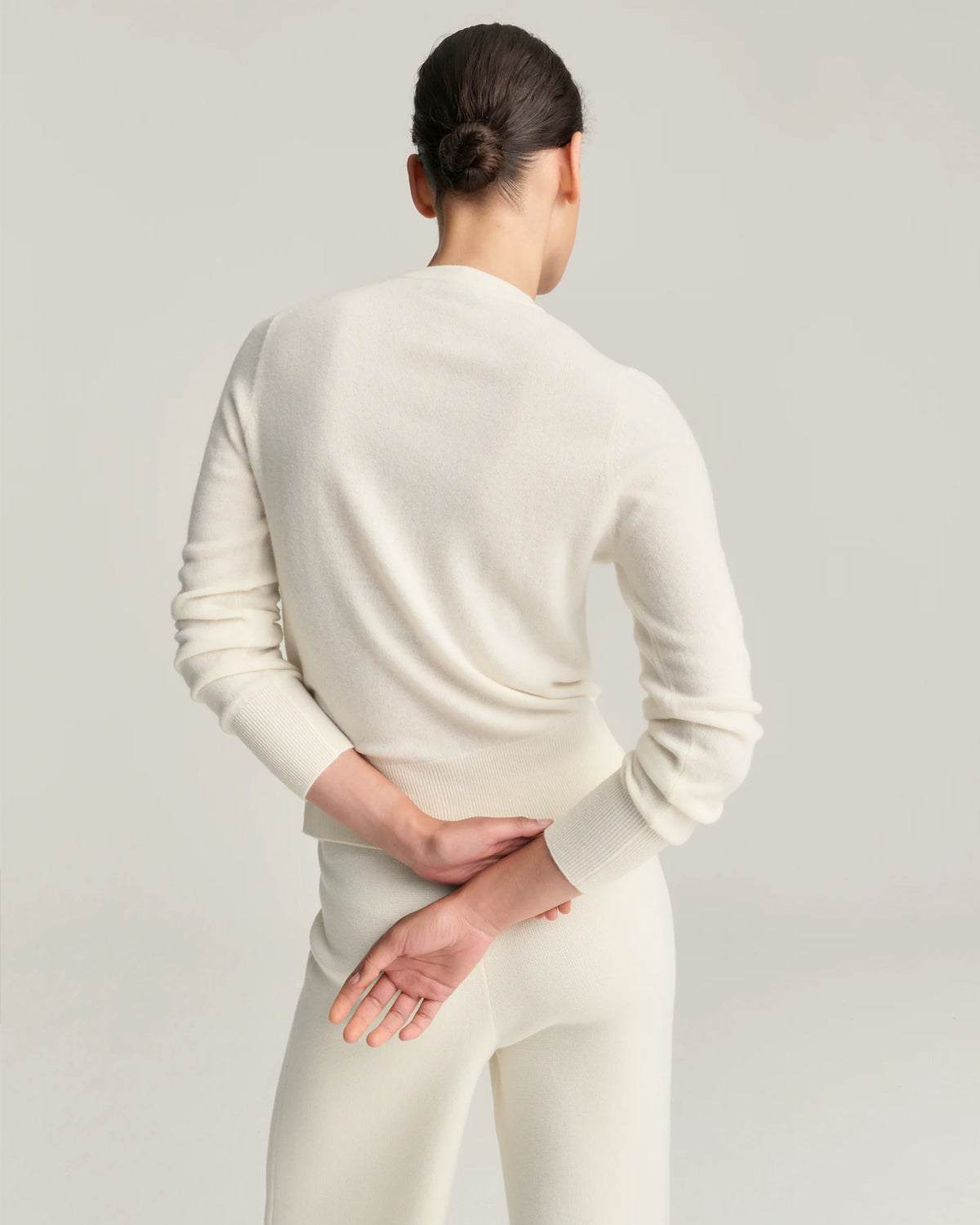 Cardigan Wool Cashmere Offwhite