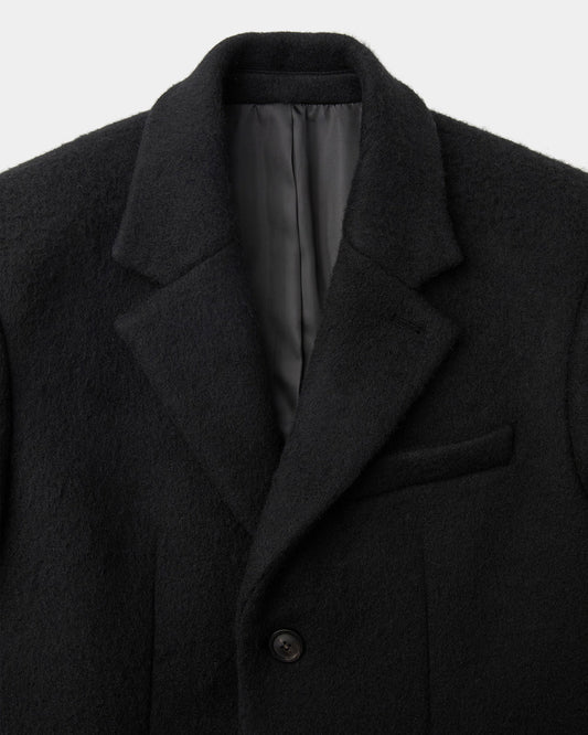 Coor- Corduroy Trim Chesterfield Coat