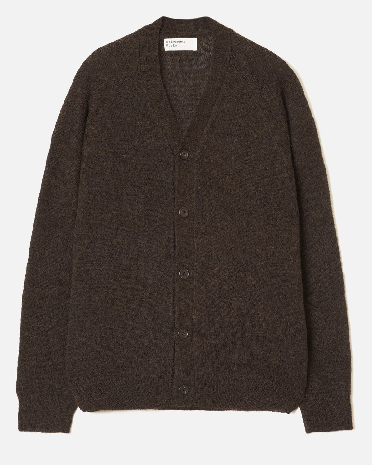 David Alpaca Cardigan Brown