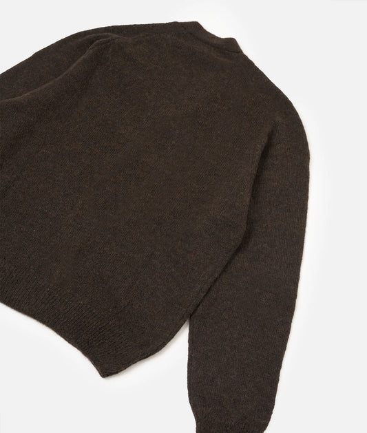 David Alpaca Cardigan Brown