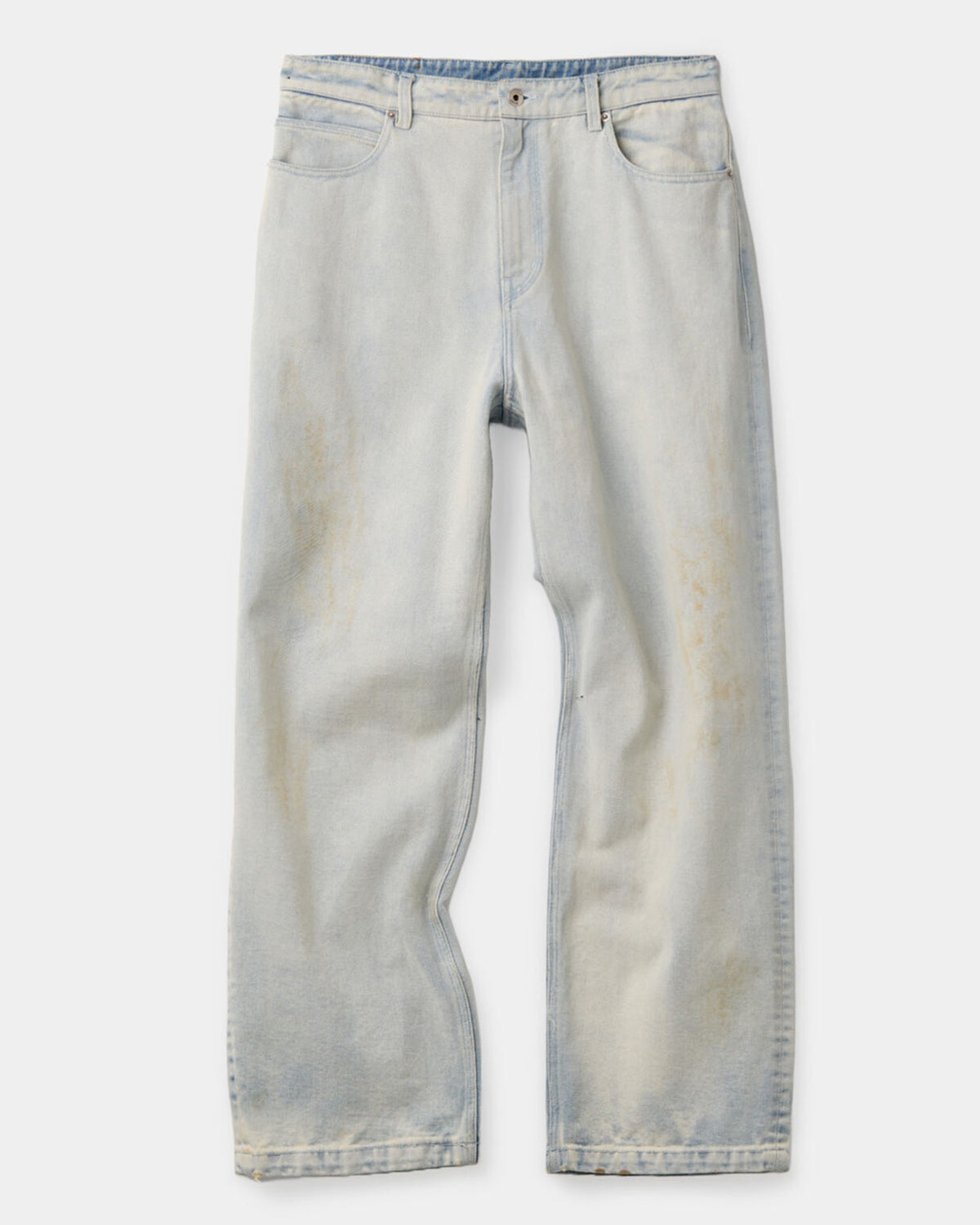 COOR STRAIGHT CUT SAND WASHED JEANS