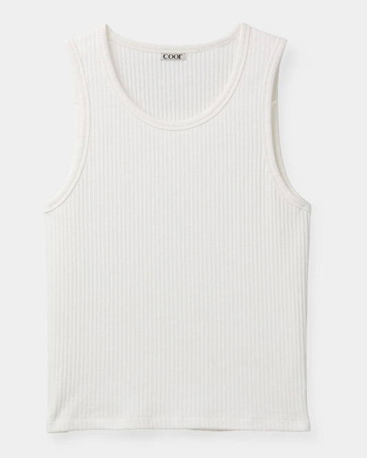 COOR SLEEVELES TANK OFFWHITE
