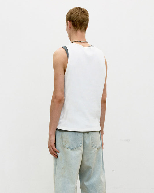 COOR SLEEVELESS TANK OFFWHITE