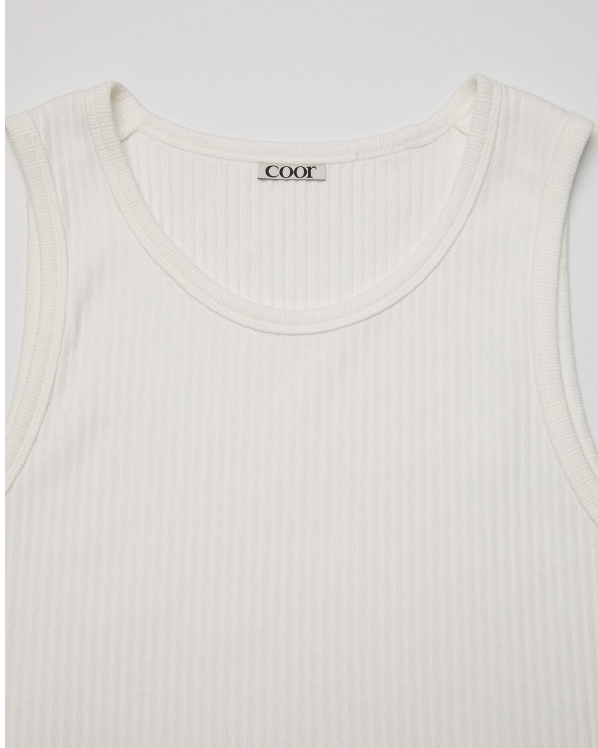COOR SLEEVELES TANK OFFWHITE