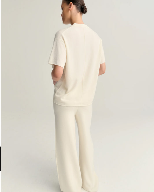 Pants Wool Cashmere Offwhite