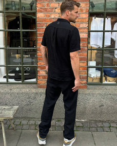 LINEN TROUSER BLACK