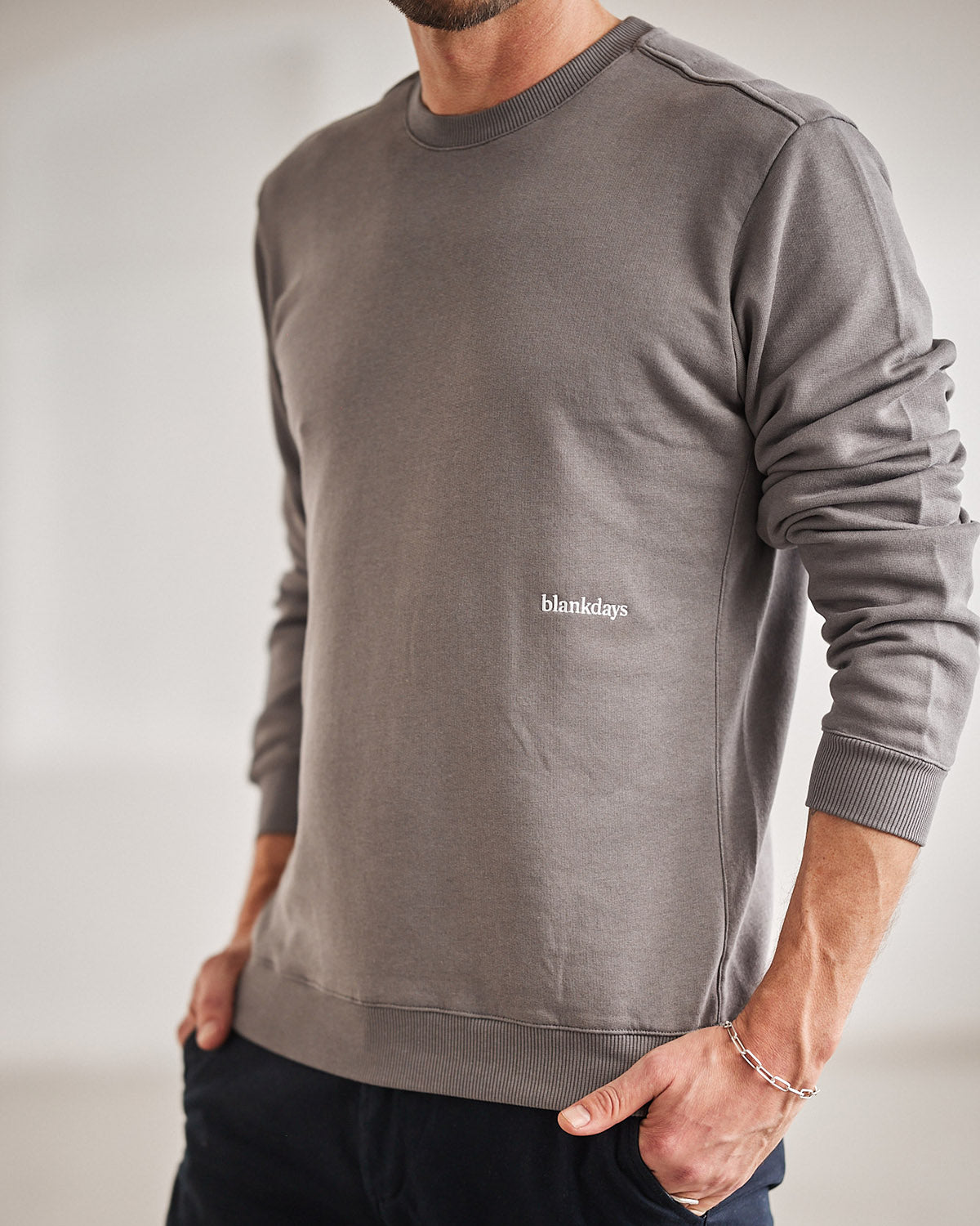 TENCEL™ SWEATSHIRT AMAZING GREY