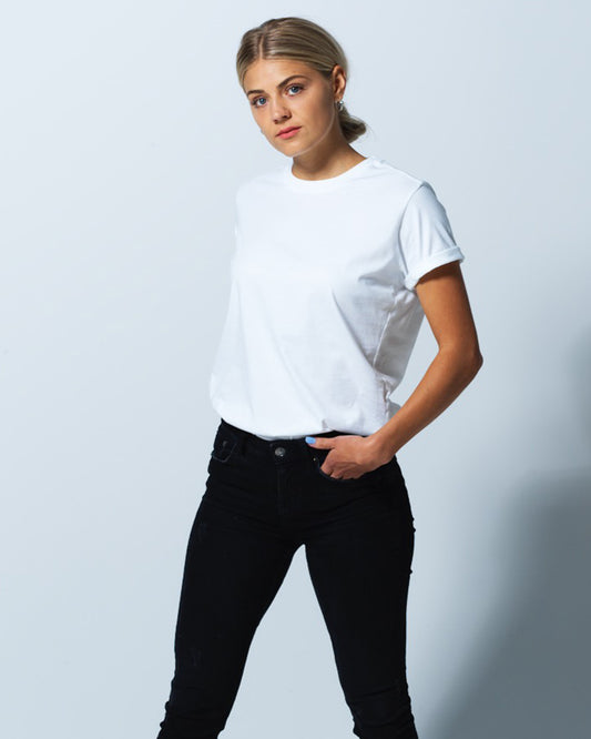 W Tencel T-shirt White