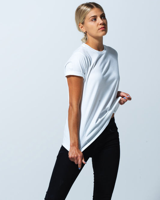 W Tencel T-shirt White