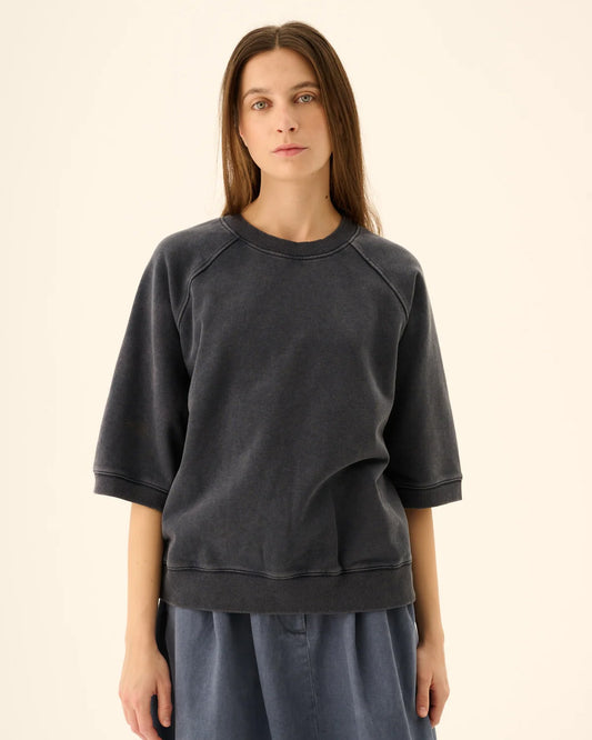 TILLY HEAVY JERSEY COTTON - FADED INK BLUE
