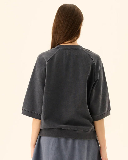 TILLY HEAVY JERSEY COTTON - FADED INK BLUE