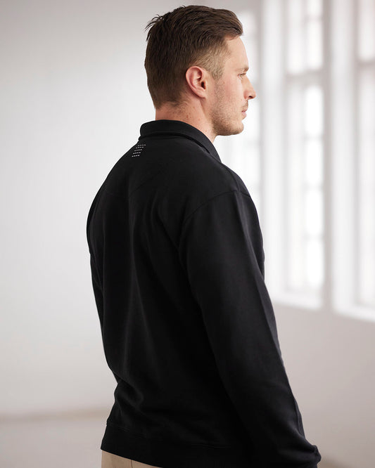 ZIP CARDIGAN BLACK