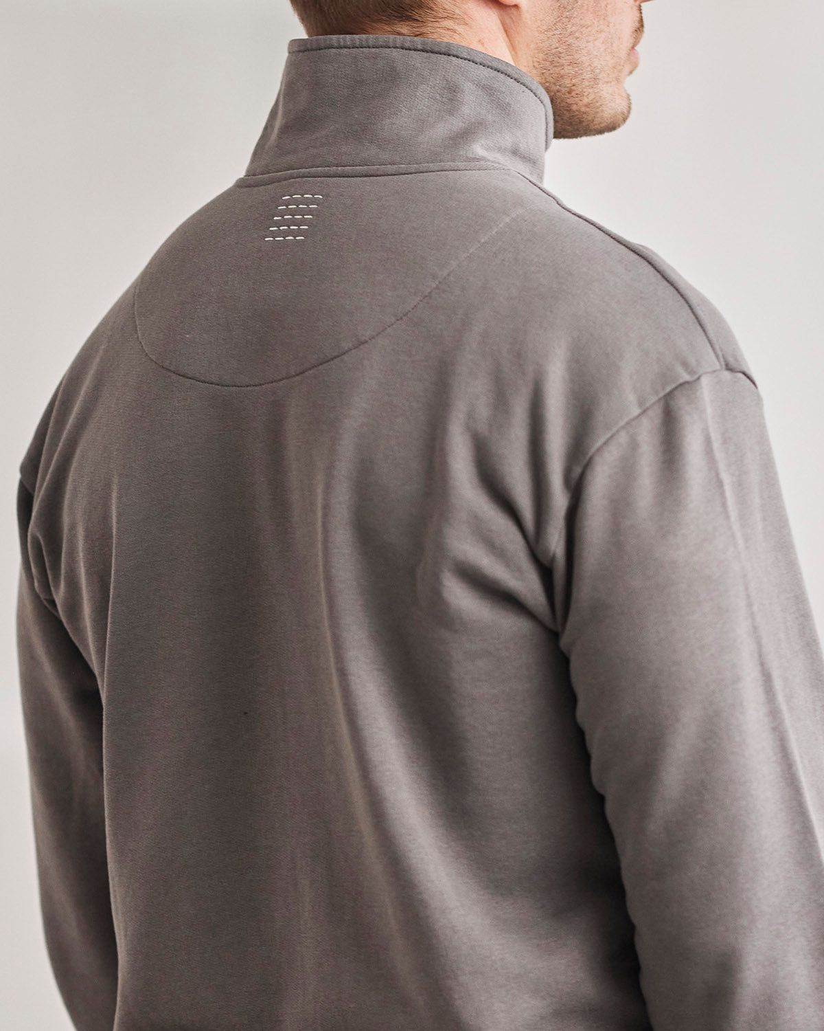 ZIP CARDIGAN GREY