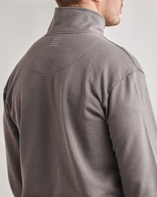 ZIP CARDIGAN LIGHT GREY