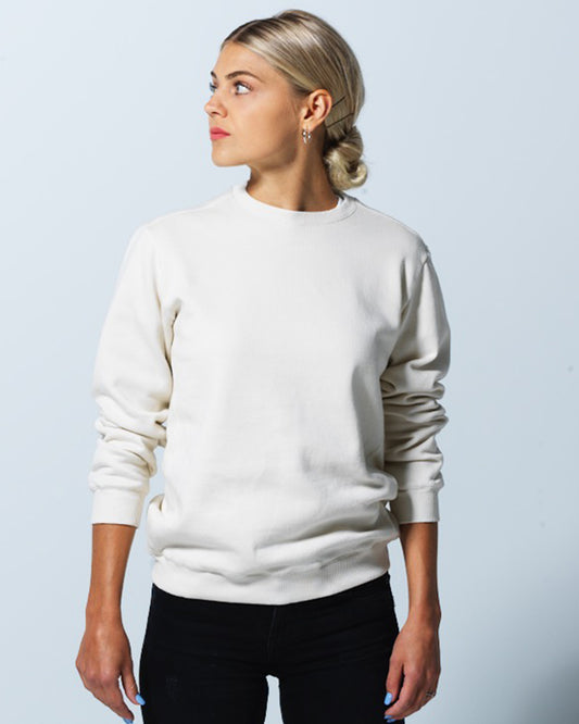 W TENCEL SWEATSHIRT CLEAN BEIGE