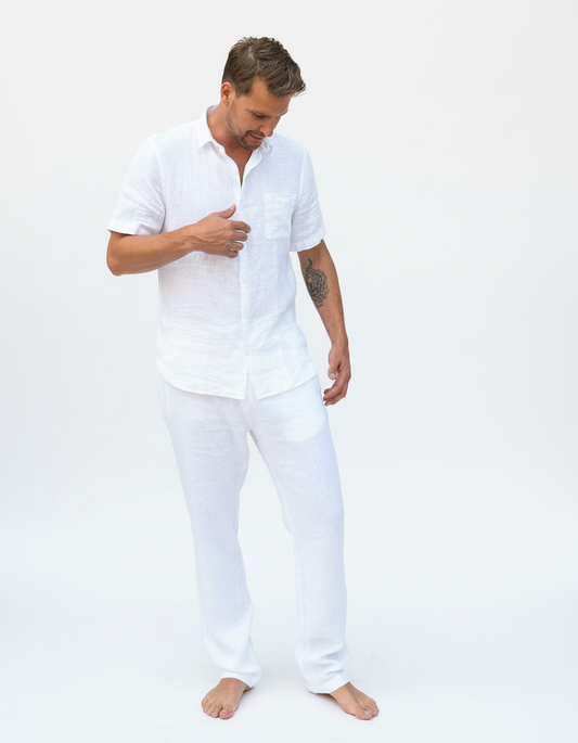 LINEN TROUSER WHITE