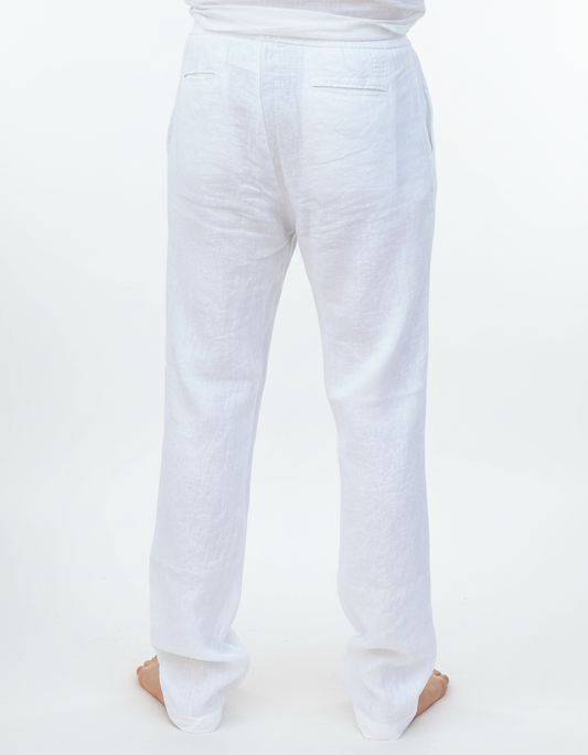 THE LINEN TROUSER WHITE
