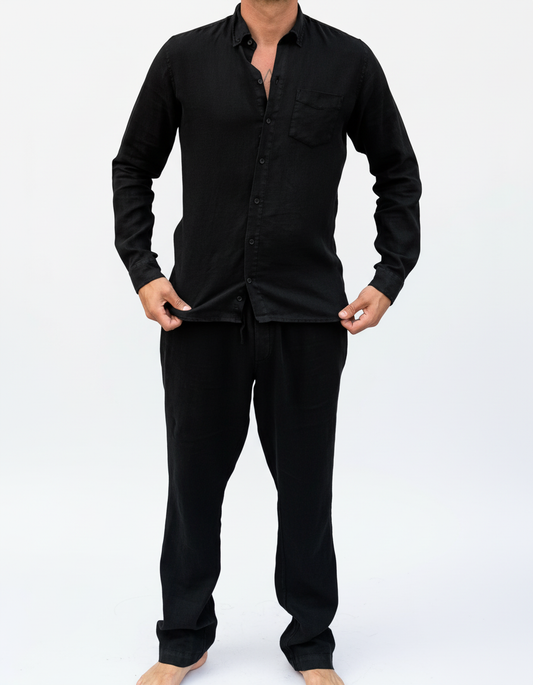 LINNESKJORTA BLACK