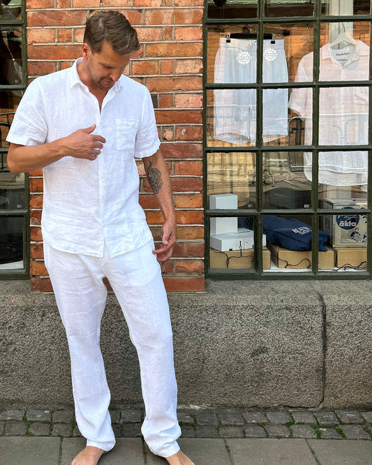 LINEN TROUSER WHITE
