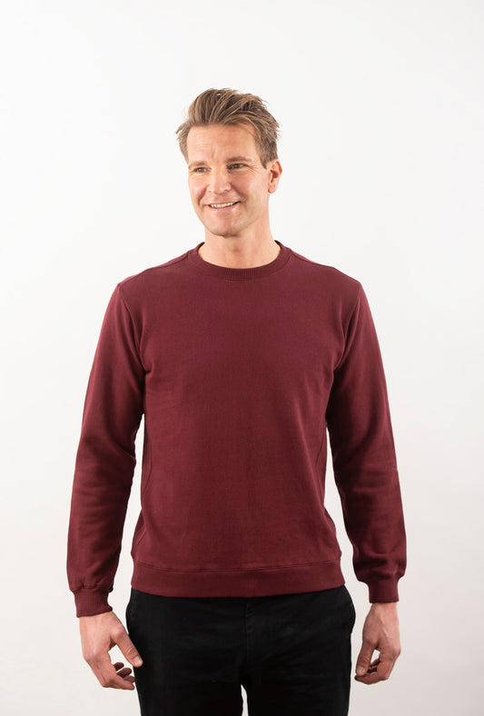 THE SWEATSHIRT DEEP BURGUNDY