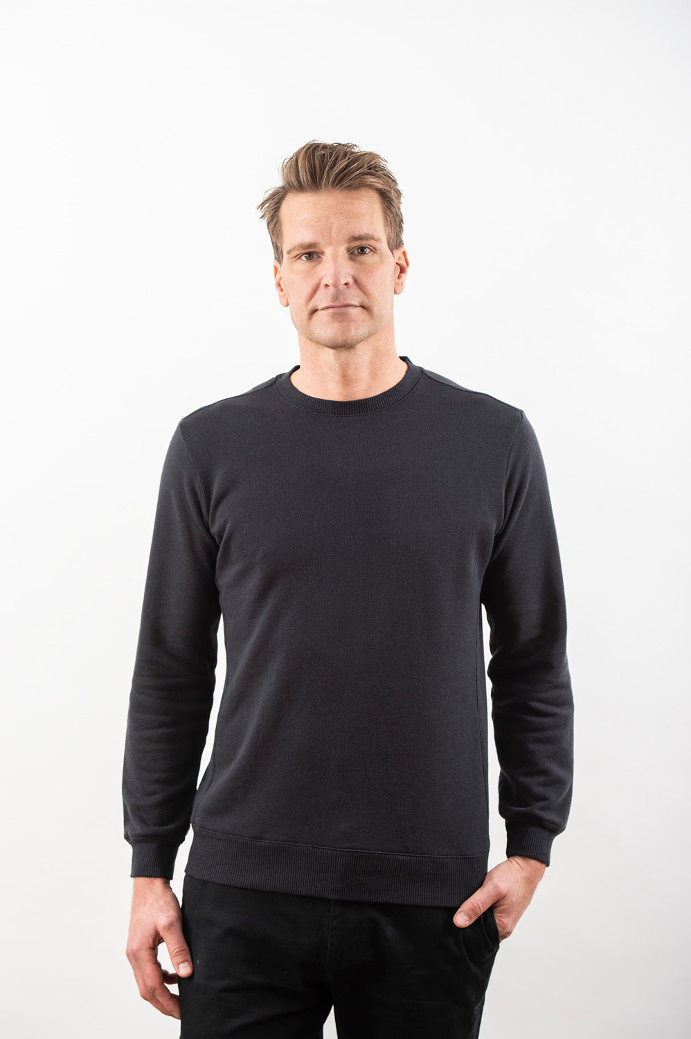 TENCEL™ SWEATSHIRT DARK NAVY