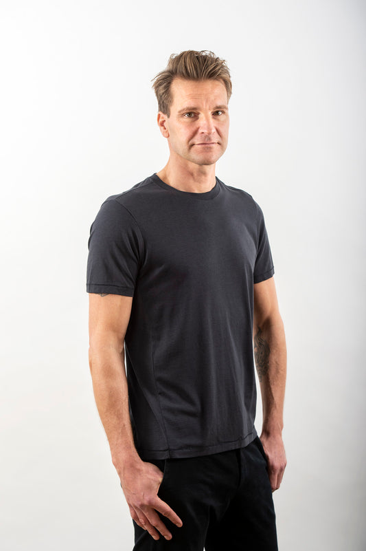 TENCEL T-SHIRT NAVY