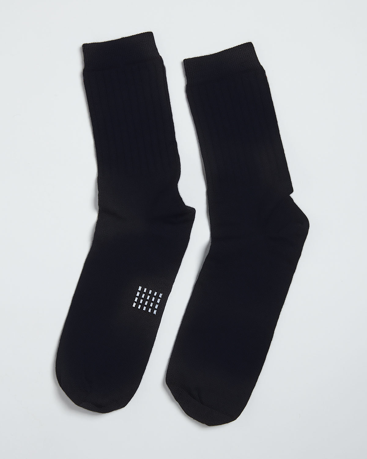 MERINOULL STRUMPOR SVART – 2-pack