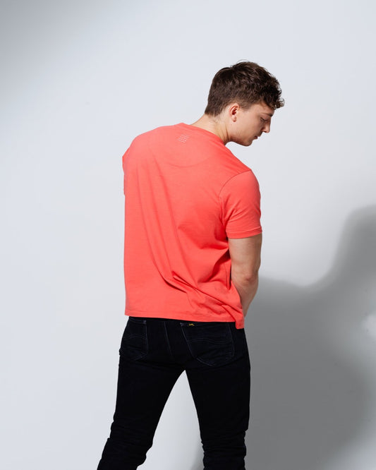 T- SHIRT CORAL ORANGE-T-shirt-Blankdays