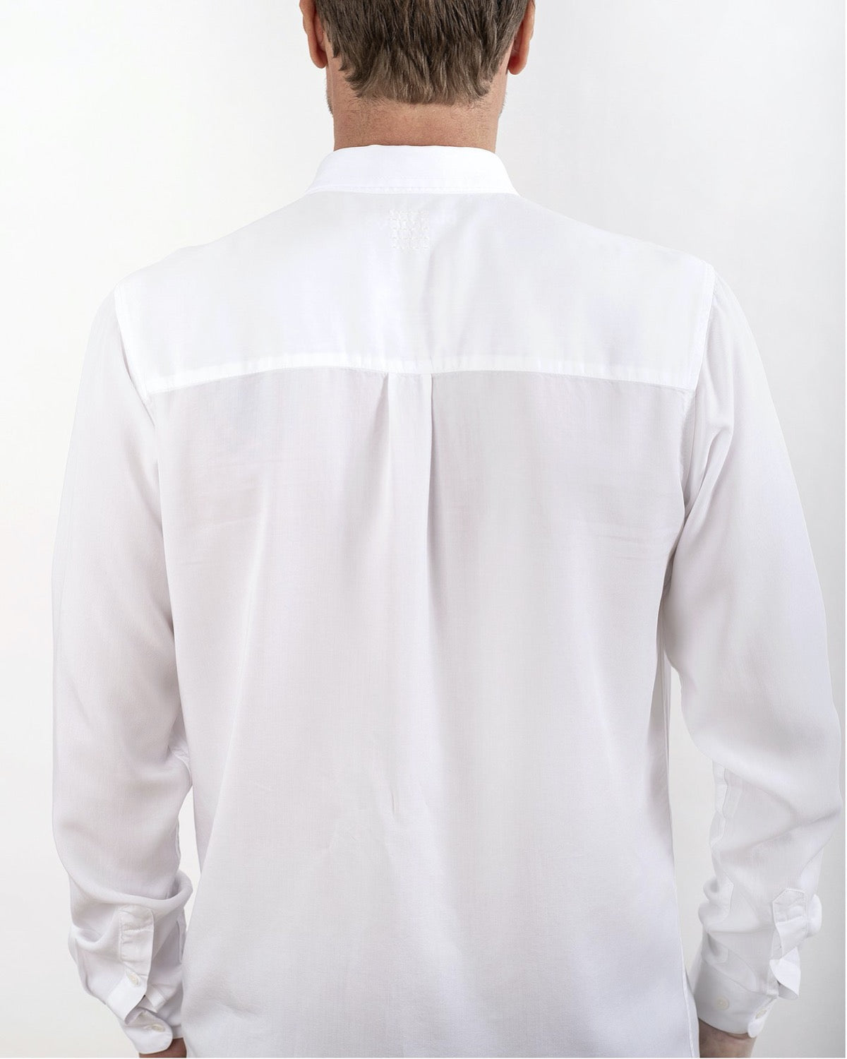 TENCEL SHIRT WHITE-shirts-Blankdays