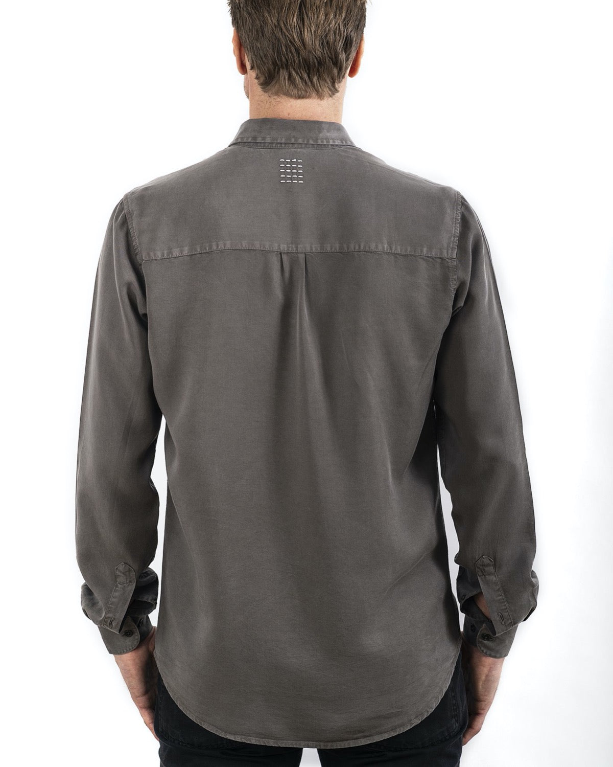 TENCEL SHIRT ARMY OLIVE-shirts-Blankdays